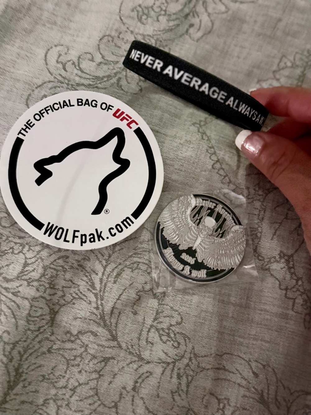 WOLFpak 2026 Coin Medallion Never Average Always A Wolf Set